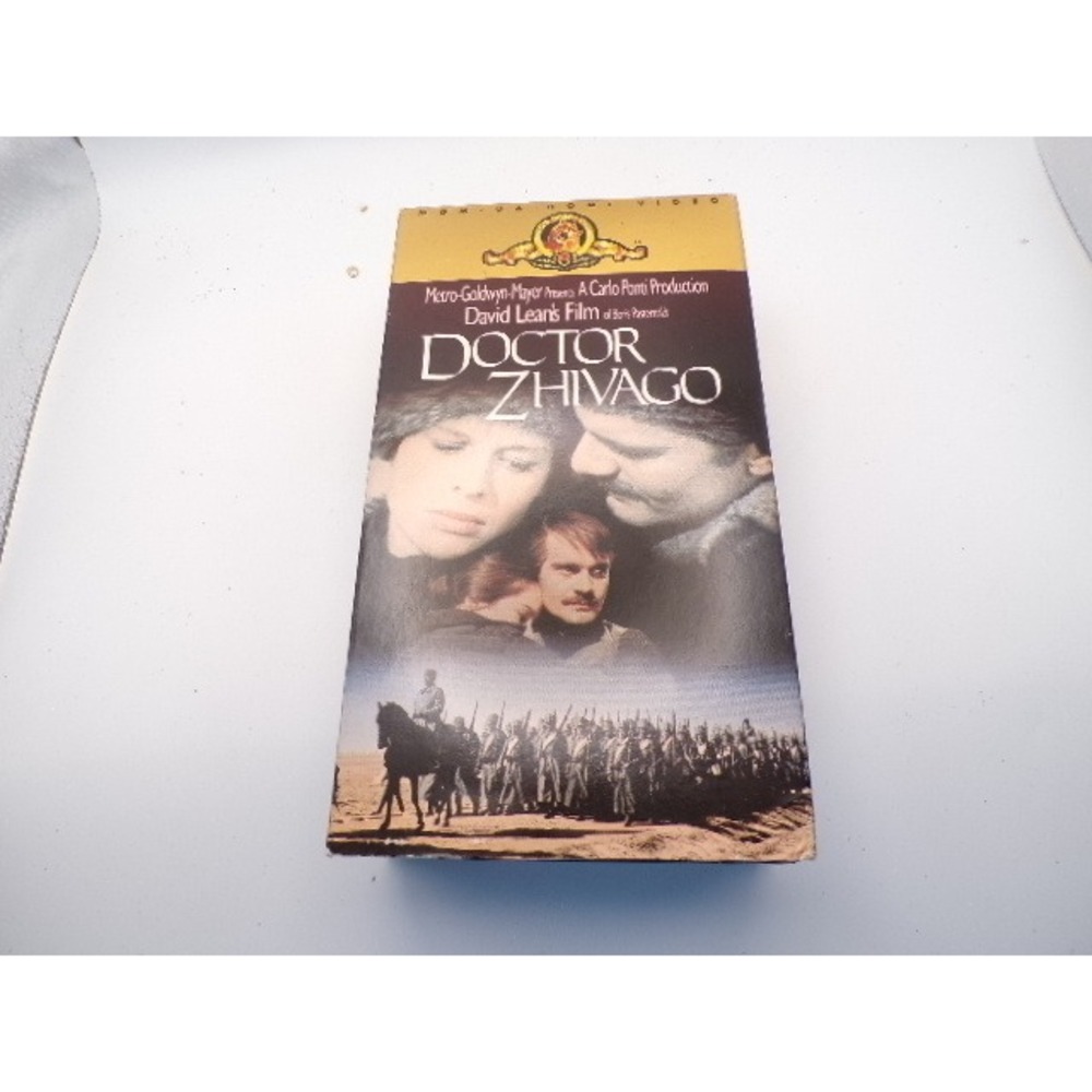 Doctor Zhivago VHS Movie Video Tape MGM David‎ Lean Film Classic Cinema
